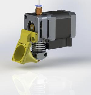 BPS Direct drive extruder 30mm Fan Mount (adjustable) - Nozzle Cooling