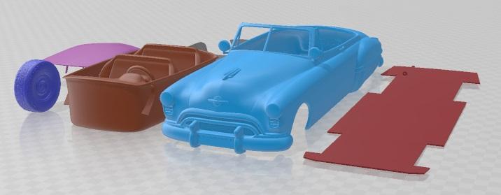 Oldsmobile 88 Futuramic Convertible 1949 Printable Car