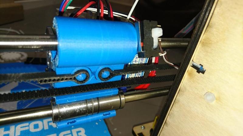 X axis holder For Mk10 Prusia