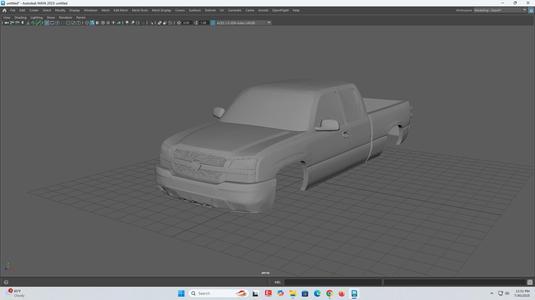 2004 chevy silvarado ss 1500 extend cab RC body shell