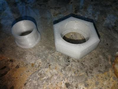 1" BSP to 25mm pond pipe fitting
