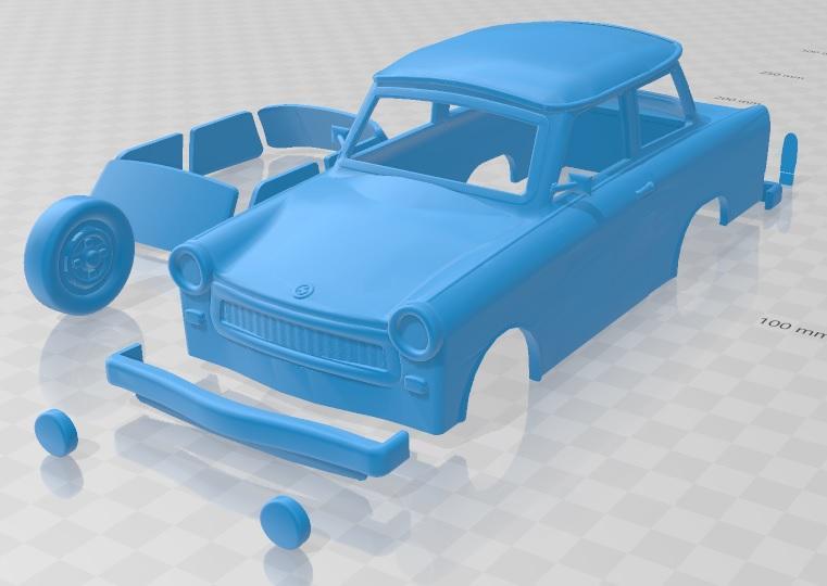 Trabant 601 Printable Car