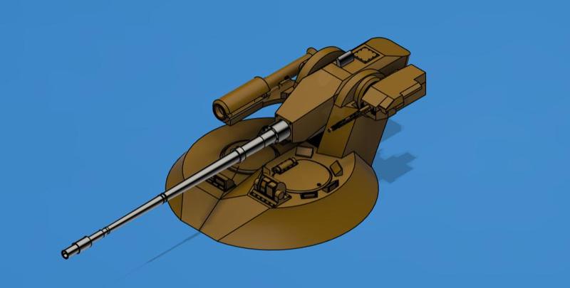 Marder 1a3 turret with 35mm cannon