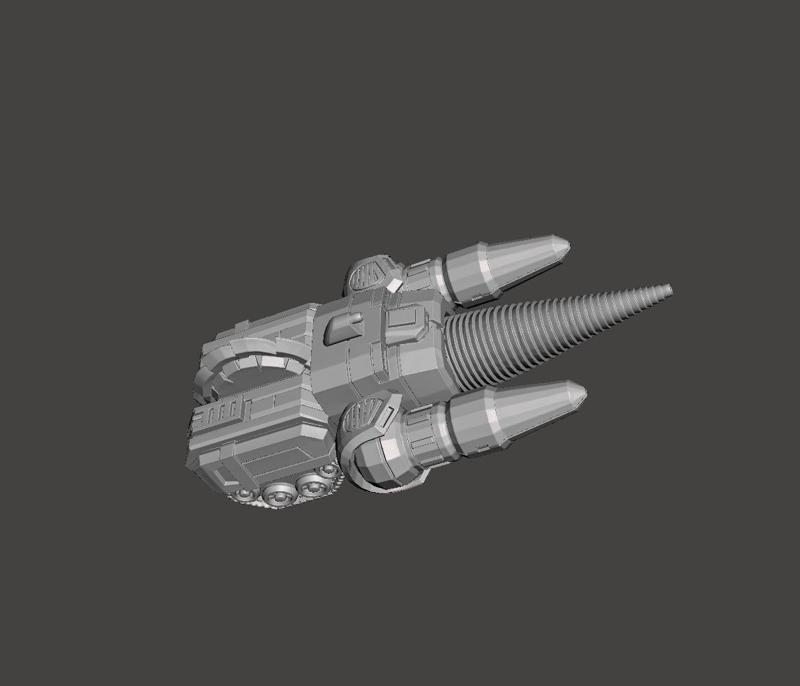 FAN ART Godzilla LAND M.O.G.U.E.R.A. MOGUERA VEHICLE MODE