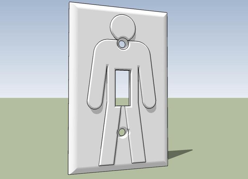 On/Off Light Switch Plate