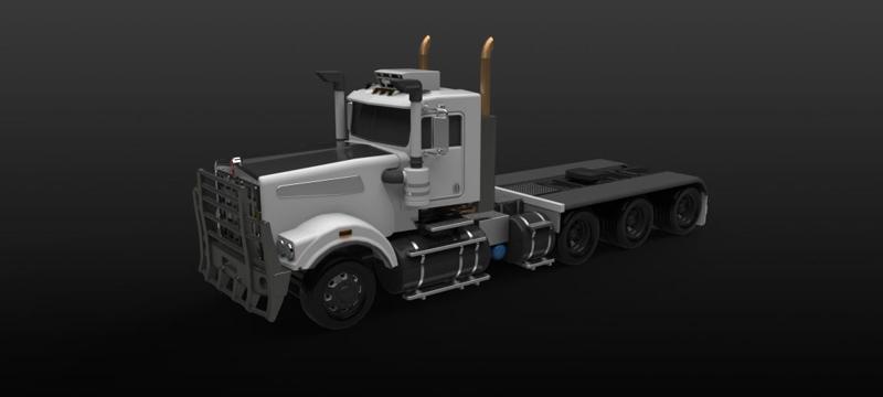 Kenworth C510 Road Train Trailer Truck