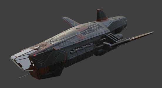 Star Wars - Fennec Shand's Justifier Ship - Bounty Hunter STL - 3D Printable