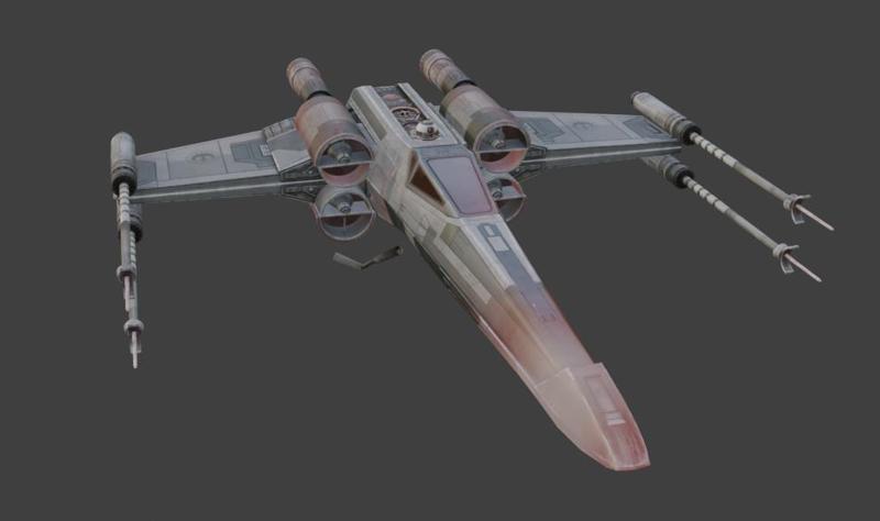 Vanguard Squadron X-Wing 3D Model - Fortnite x Star Wars STL