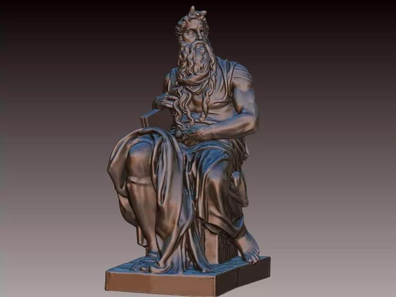 Mose by Michelangelo 3D model