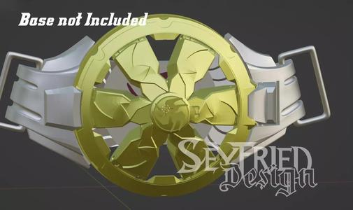 Kamen Rider Ibuki Namikaze Trumpet head Belt buckle 3D printable