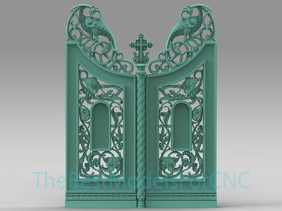 3D Model STL File for CNC Router Laser & 3D Printer Decoration With Peacocks