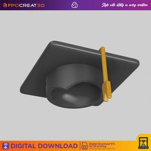 Graduation cap, graduation cap, 3D File