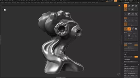 Modern Abstract Decorative sculpture 3d print model 122