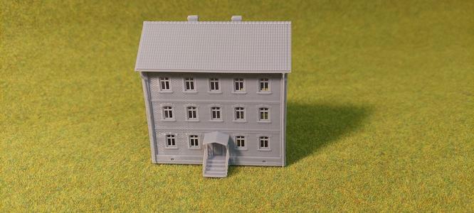 [ZM H0 scale] Tenement house (resin)