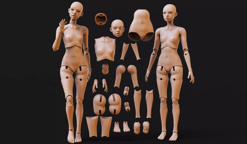 Gabriel - 3D BJD Doll  articulateddolls  bjd print
