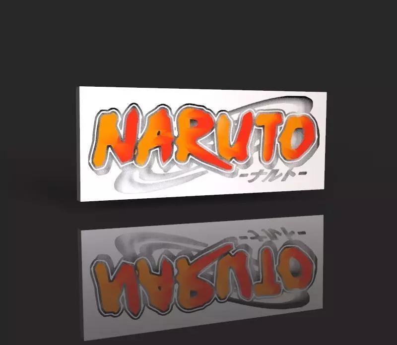 Naruto logo 3D