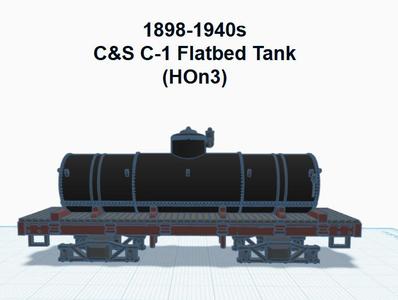 C&S C-1 Flatbed Tank (HOn3)