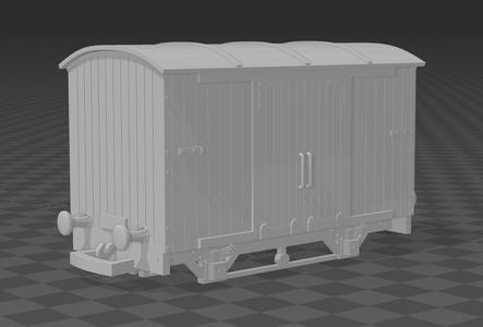 HO/OO TTTE Lynton & Barnstaple Van V2 Hook and Loop