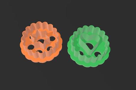 Keksausstecher Linzer Auge / Cookie cutter / Krapferl Ausstecher