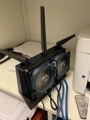 Asus AX86U Fan Mount