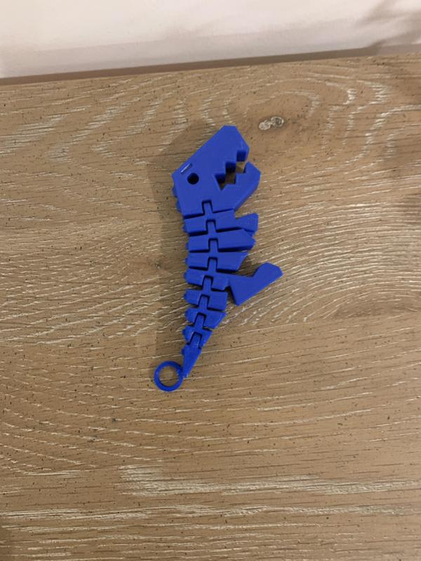 flexi rex key ring on tail