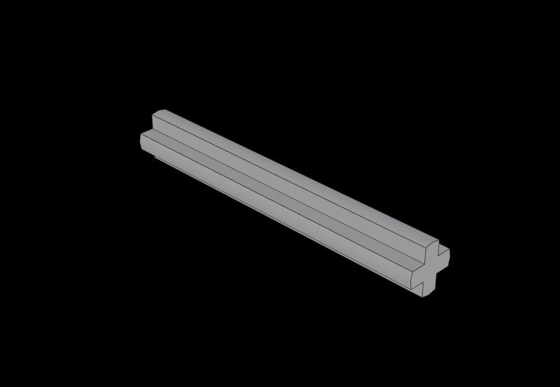 Lego Compatible (3705.dat) Technic Axle  4L