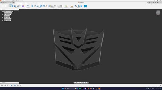 Decepticon Logo Fridge Magnet