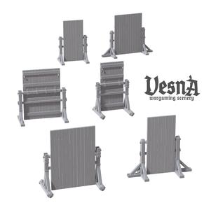 MEDIEVAL BOMBARD MANTLETS