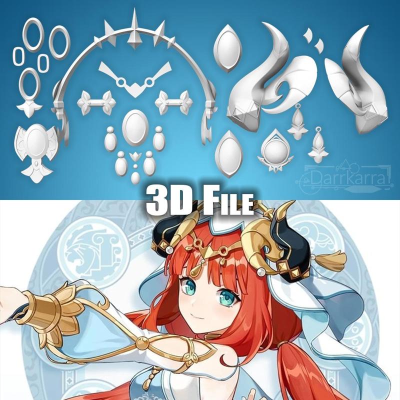 Nilou Accessory Genshin Impact STL file