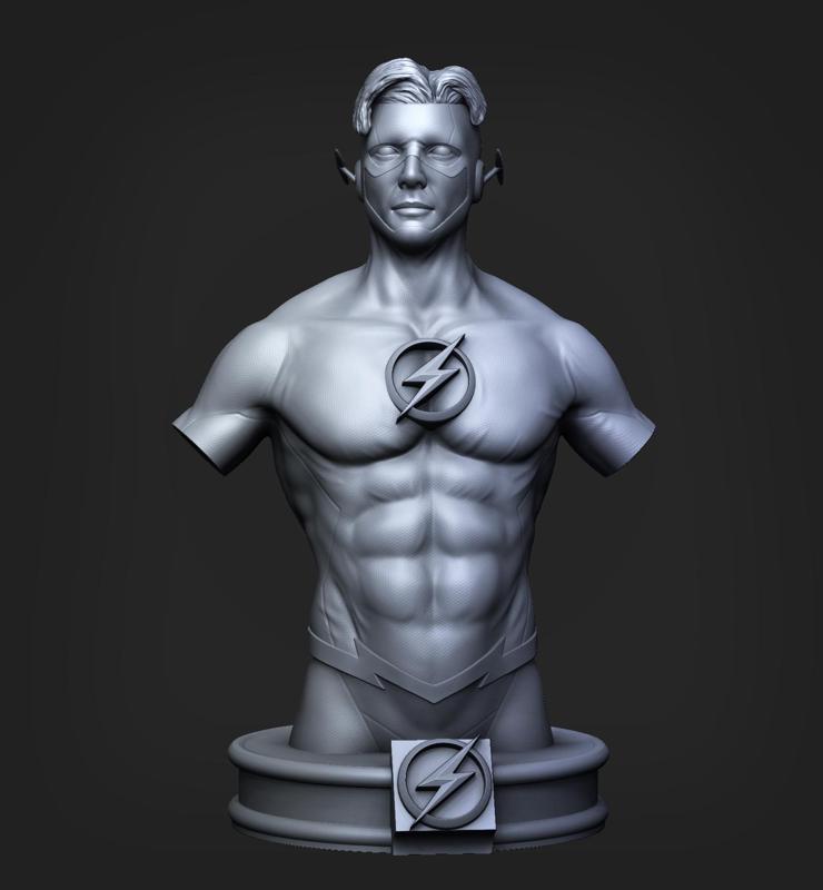 The flash Wally West bust