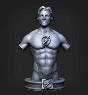 The flash Wally West bust
