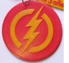 SUPERMAN AND FLASH KEYCHAIN