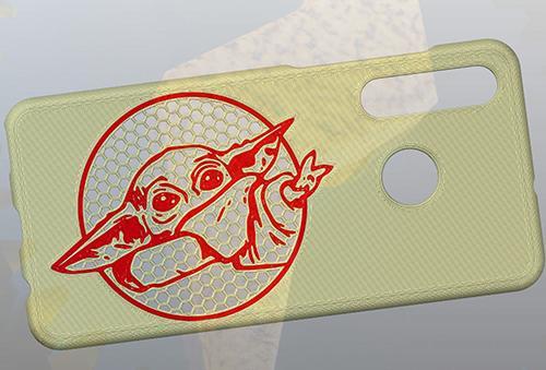 Grogu Phone Case - Huawei P-Smart 2019 - MULTICOLOR