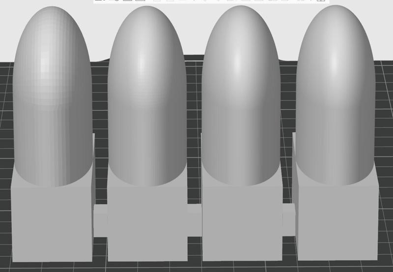 Fusion 360 Export Settings Surface Quality Test