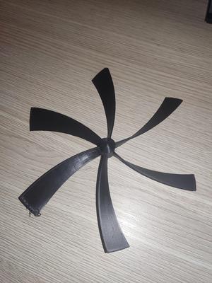 Wind turbine for small motor