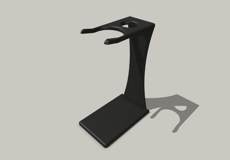 Shave Stand for a Razor and Brush