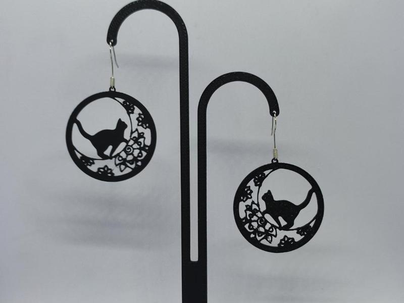 Witchcraft Cat Earrings