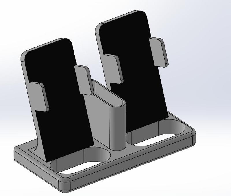 Weightless universal inclined holder