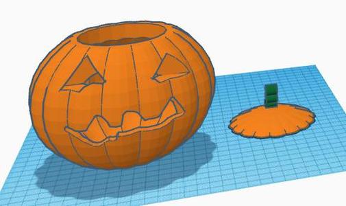3d printable Jack-o-lantern