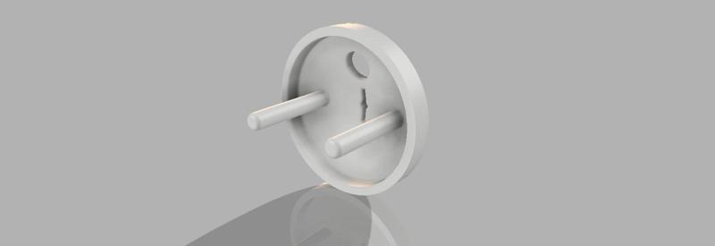 Protective plug for socket 230 V - European version.
