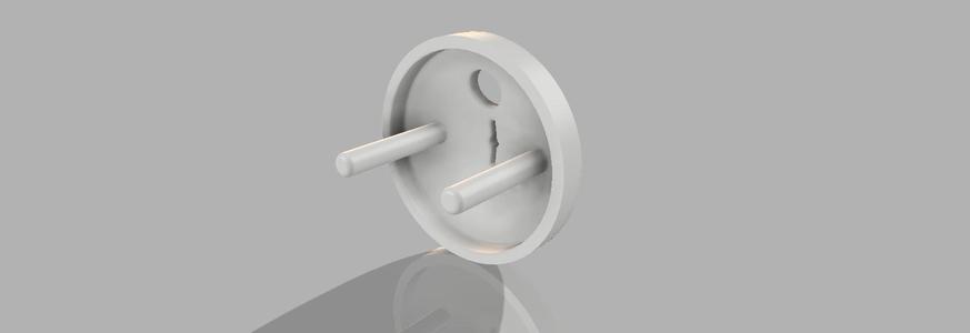 Protective plug for socket 230 V - European version.