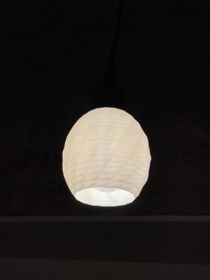 Polygonal lampshade vase mode