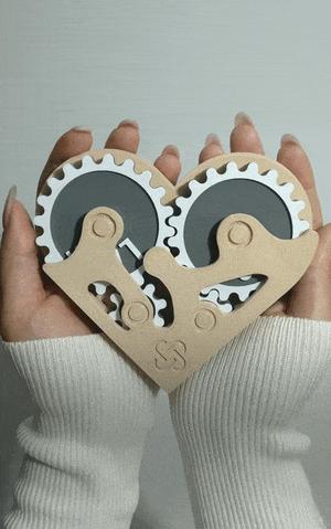 cœur mécanique saint valentin