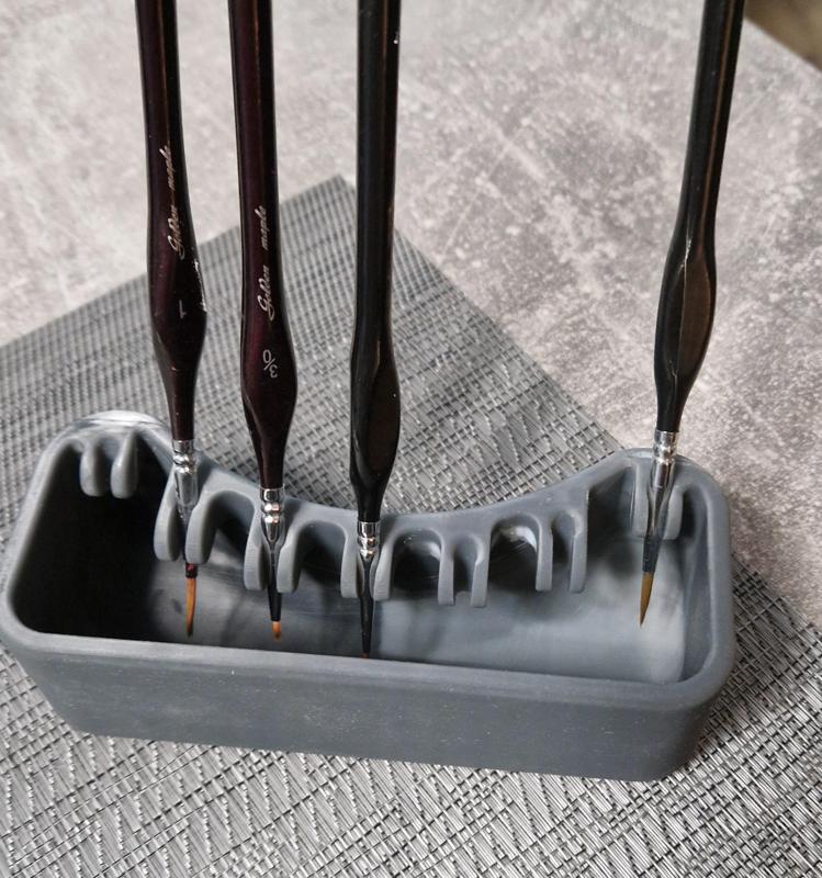 Pinselhalter, Paintbrush holder for resin printing