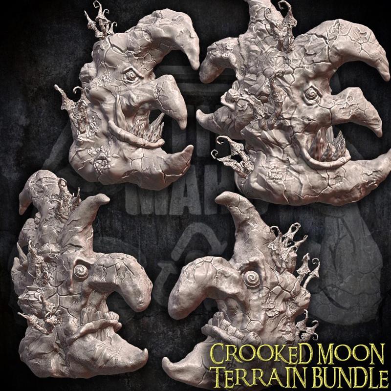 Goblin crooked moon terrain bundle
