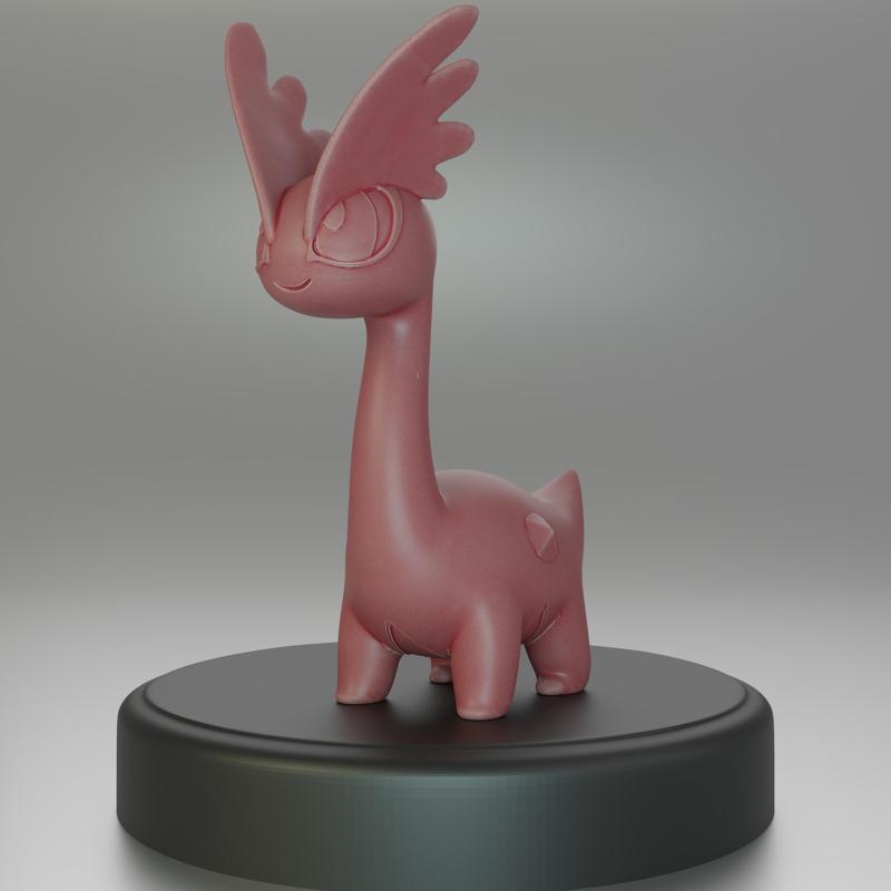 698- Amaura Pokemon Figure