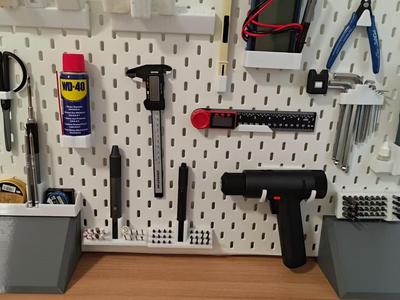 IKEA Skadis pegboard support base