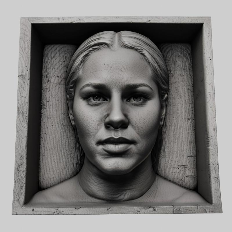 Amy Schumer head relief actress