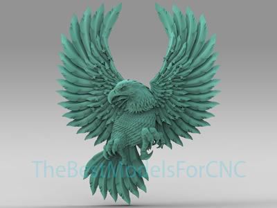 3D Model STL File for CNC Router Laser & 3D Printer Freedom eel USA