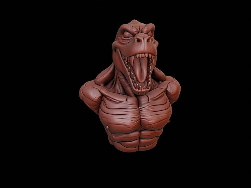 Killer Croc Bust